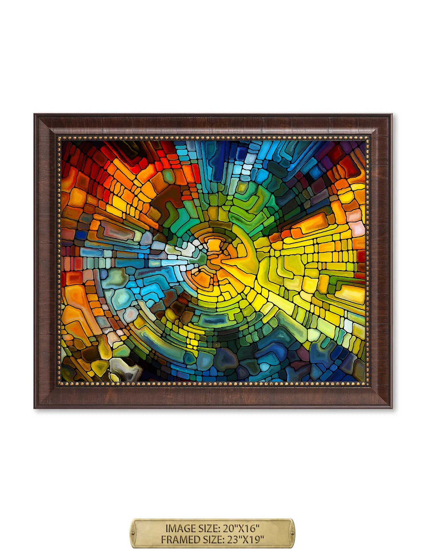Abstract Art (Stained Glass Pattern).