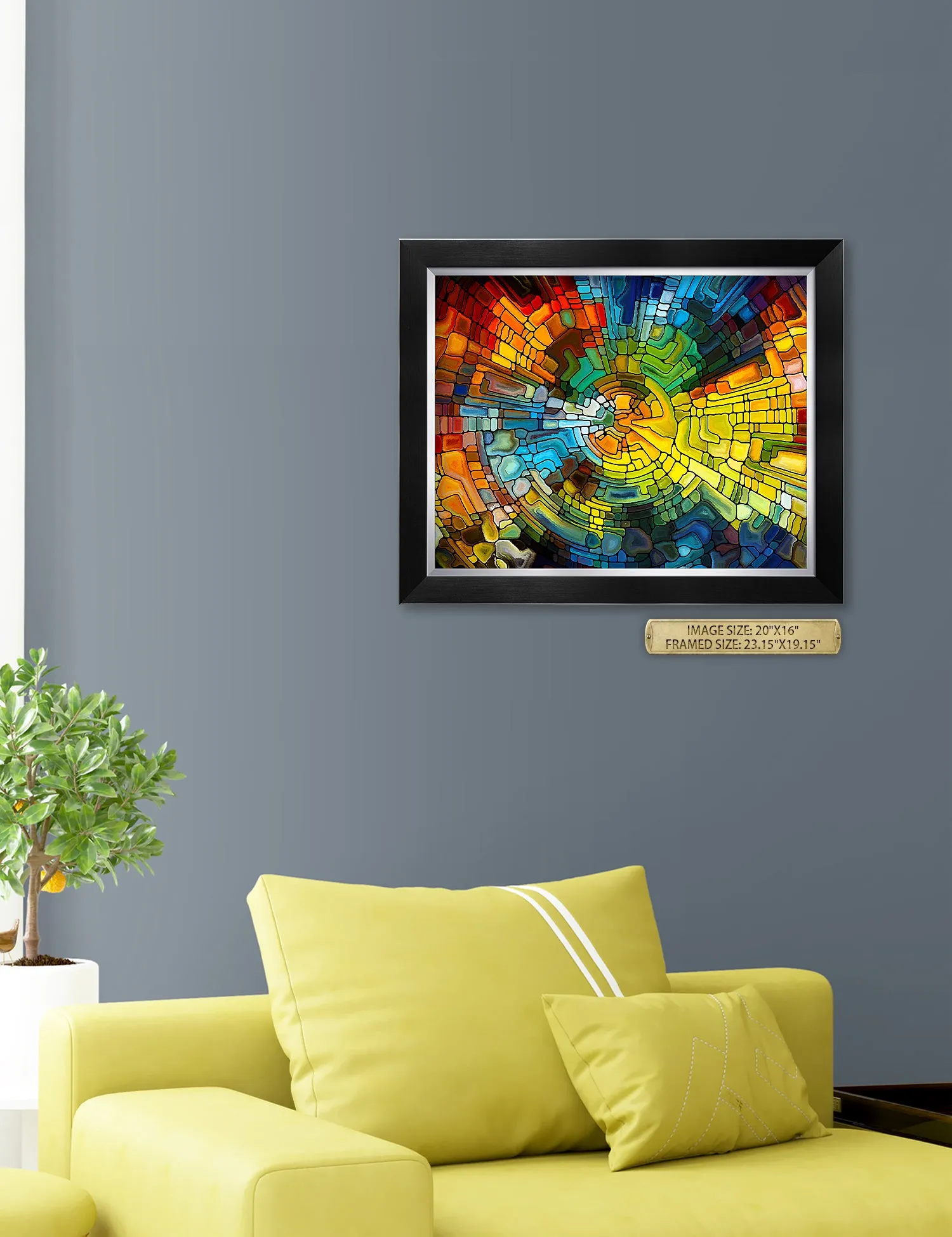 Abstract Art (Stained Glass Pattern).