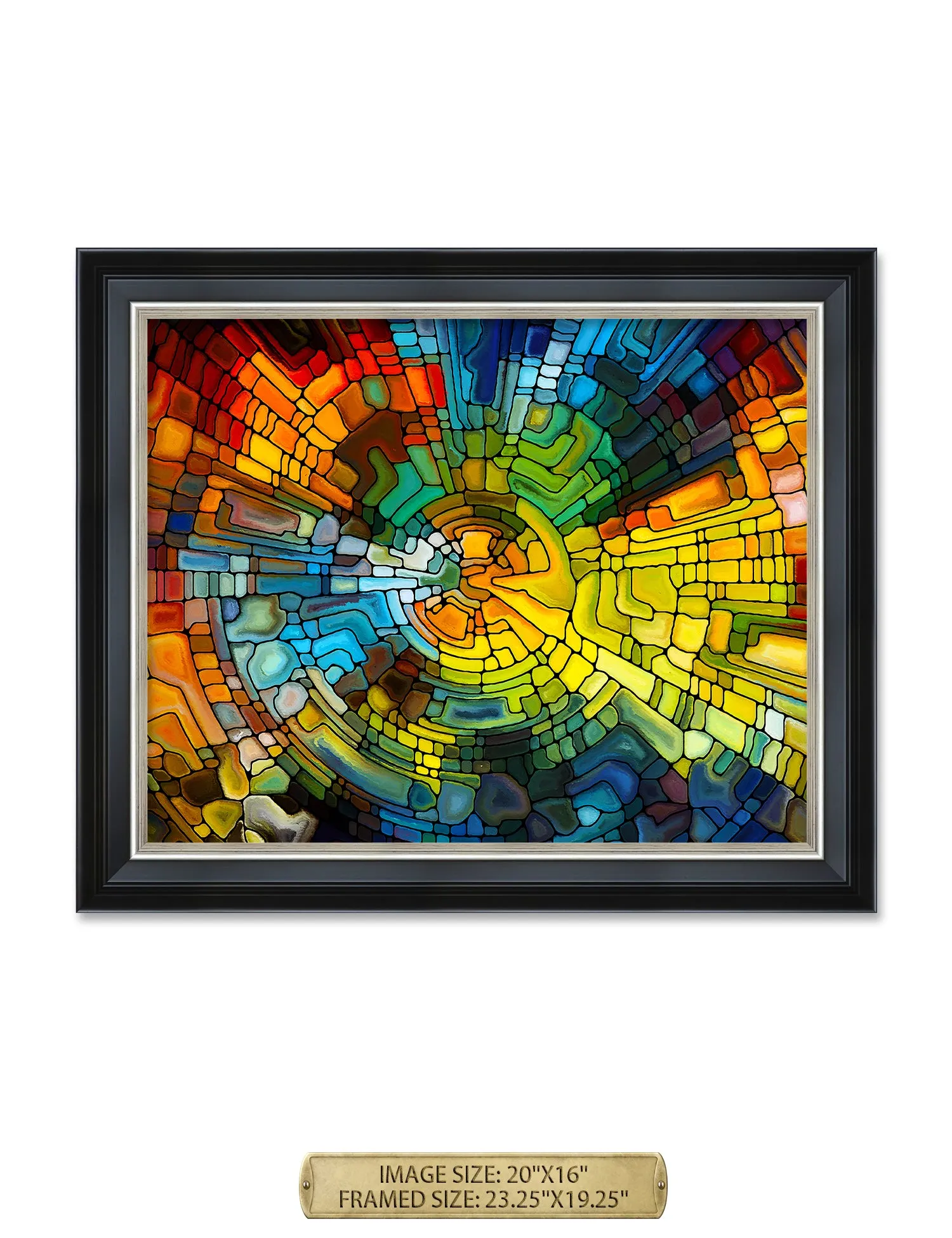 Abstract Art (Stained Glass Pattern).