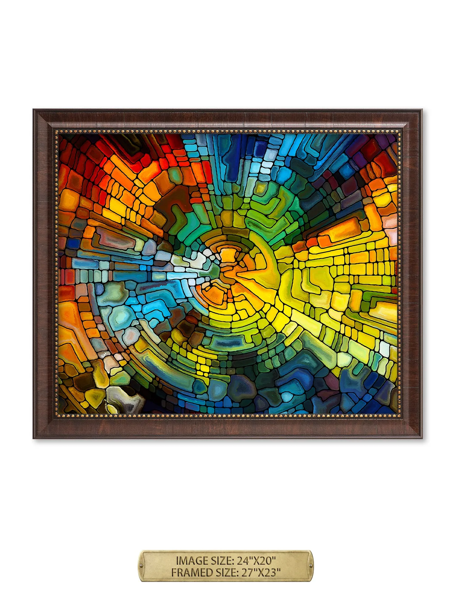 Abstract Art (Stained Glass Pattern).