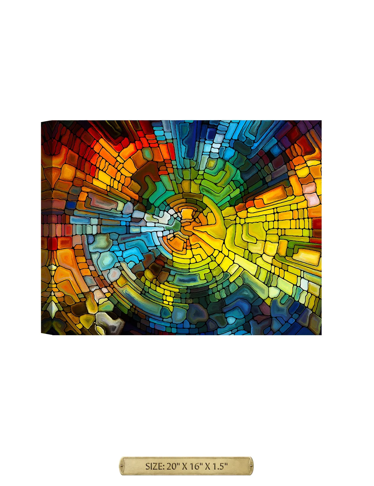 Abstract Art (Stained Glass Pattern).