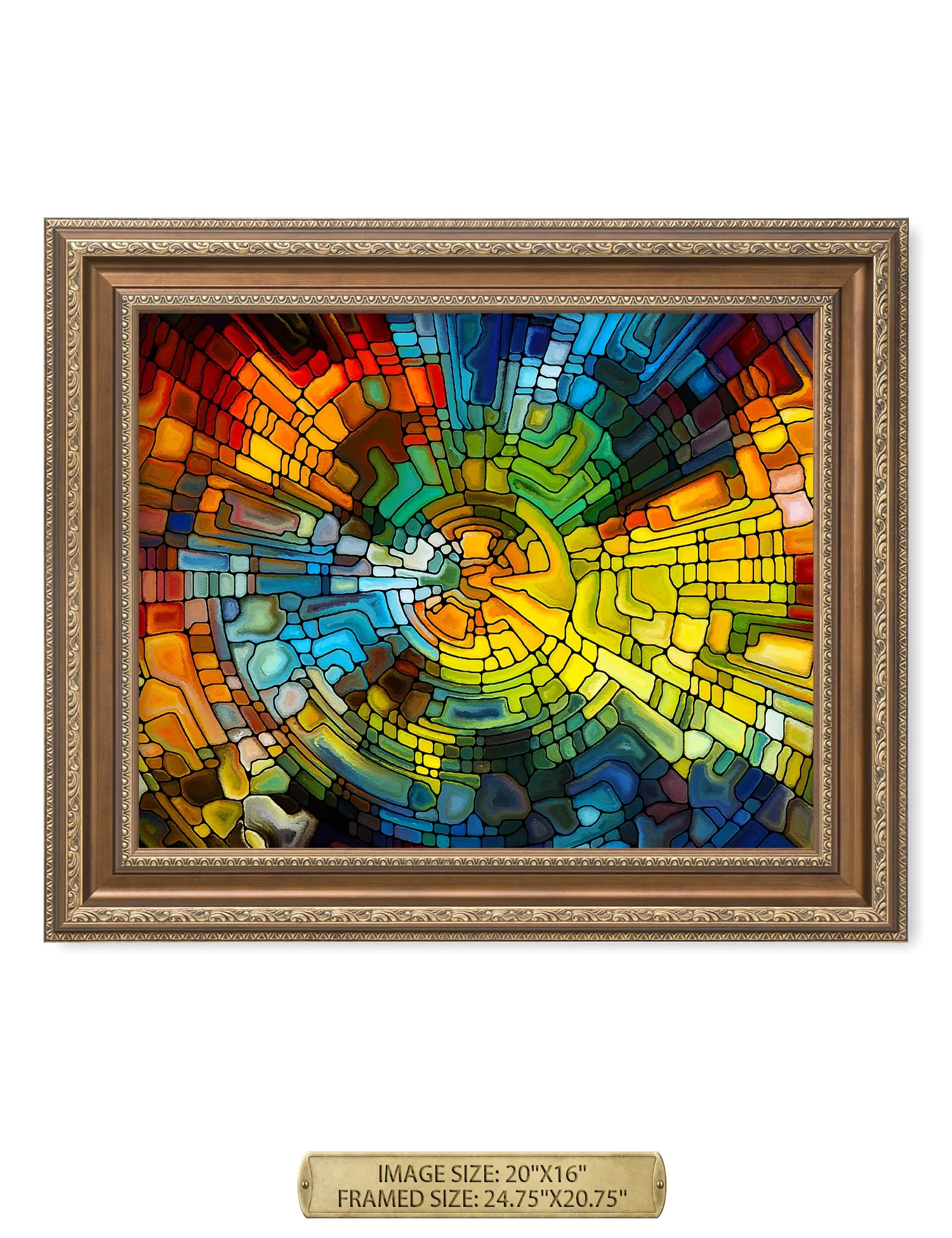 Abstract Art (Stained Glass Pattern).