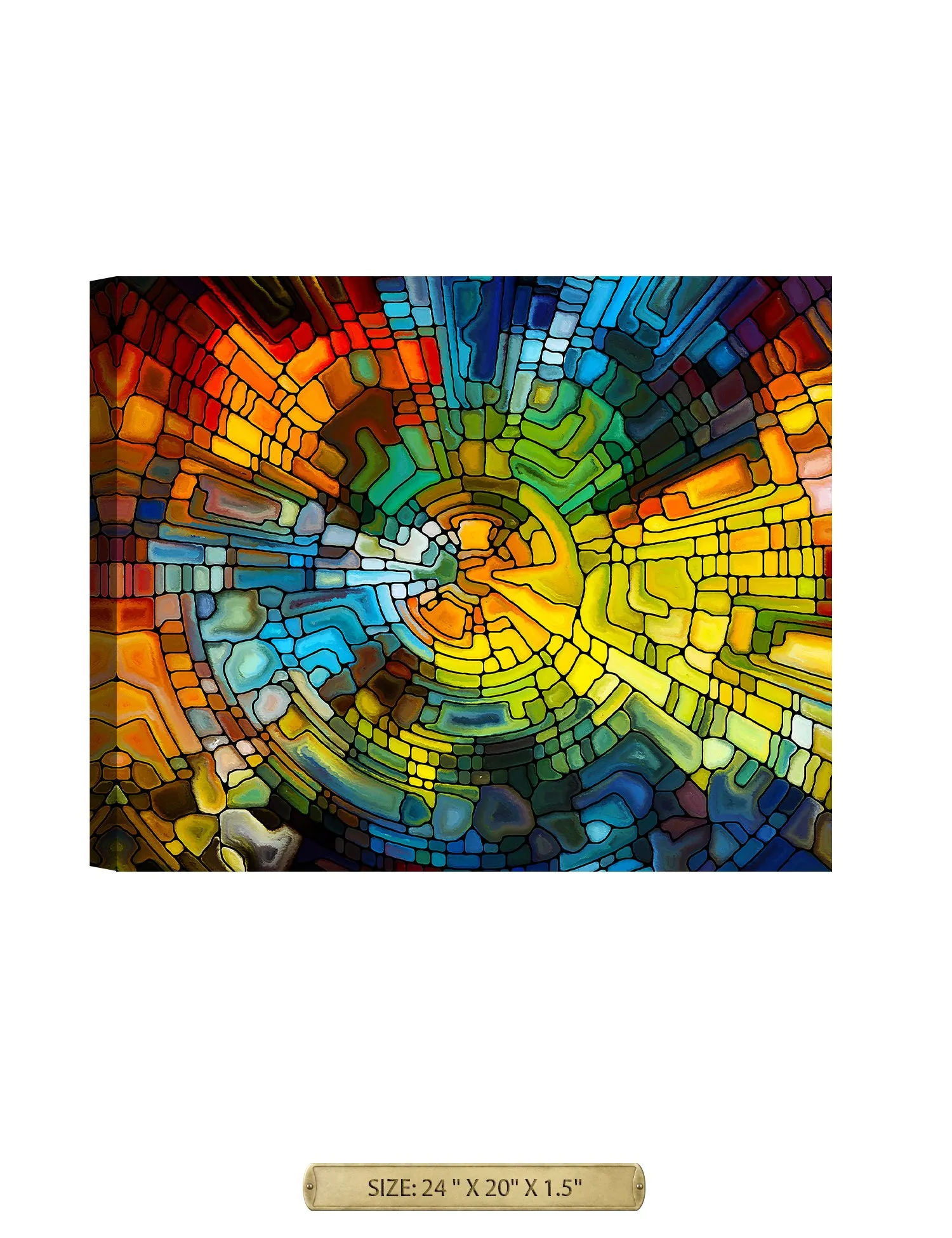 Abstract Art (Stained Glass Pattern).