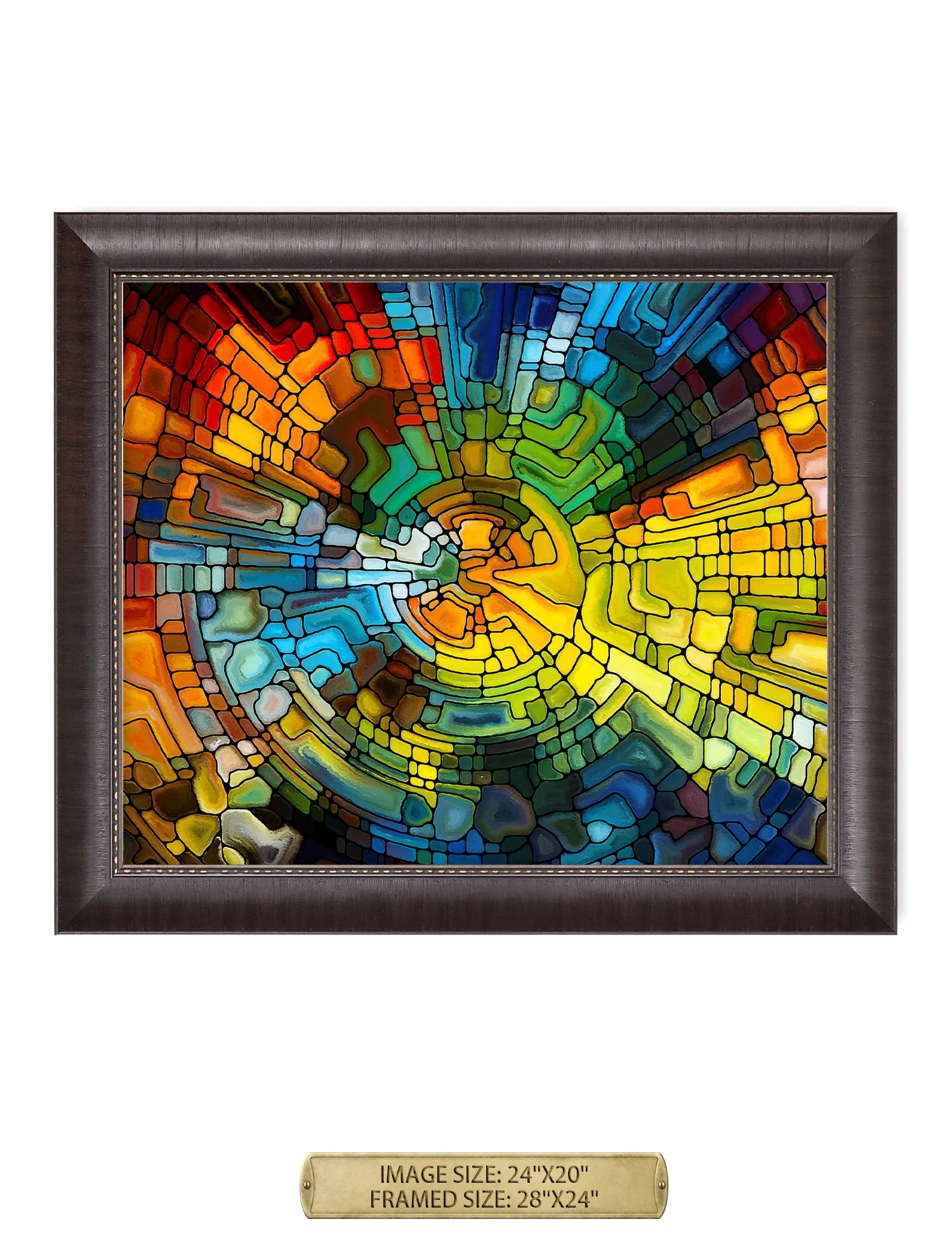 Abstract Art (Stained Glass Pattern).