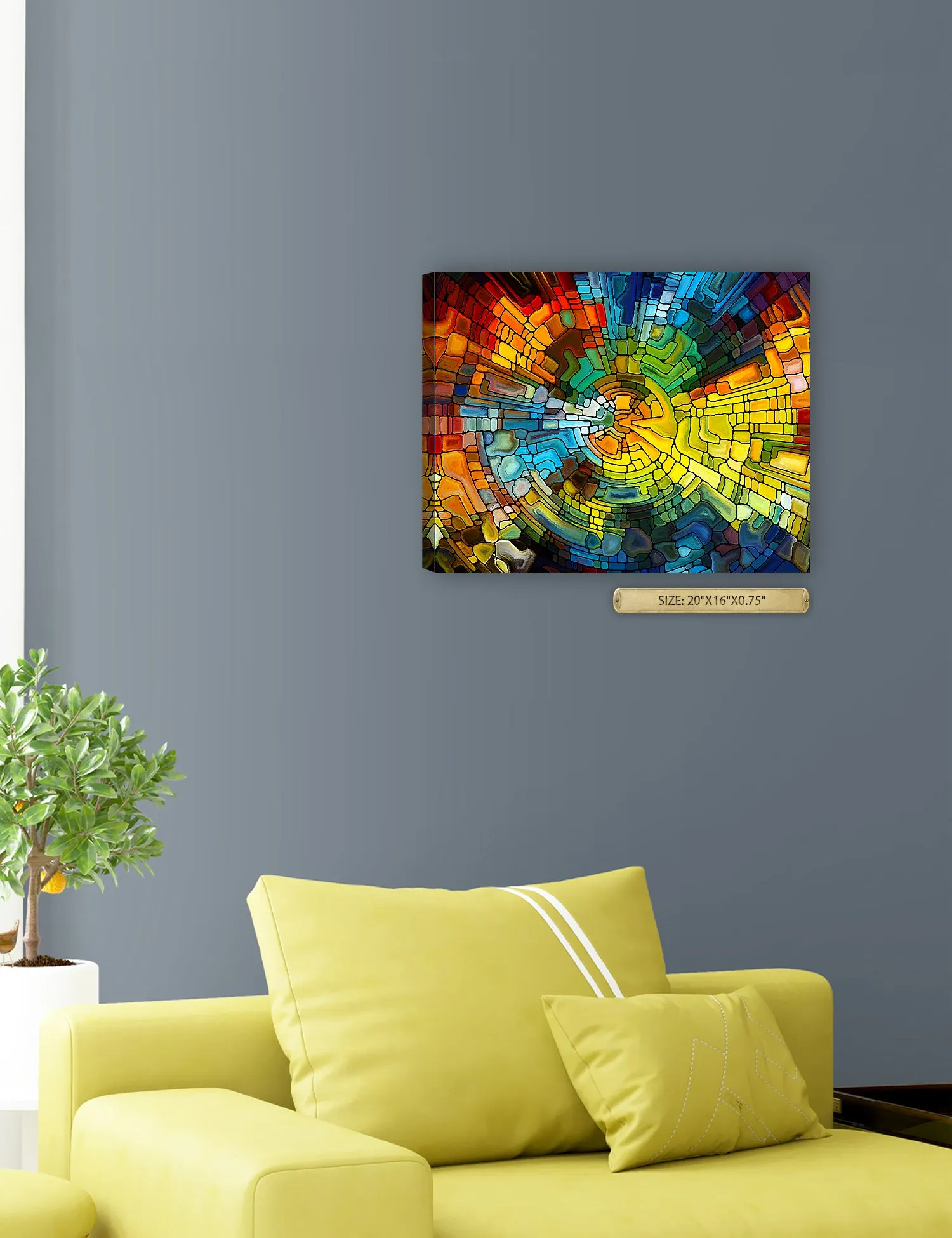 Abstract Art (Stained Glass Pattern).