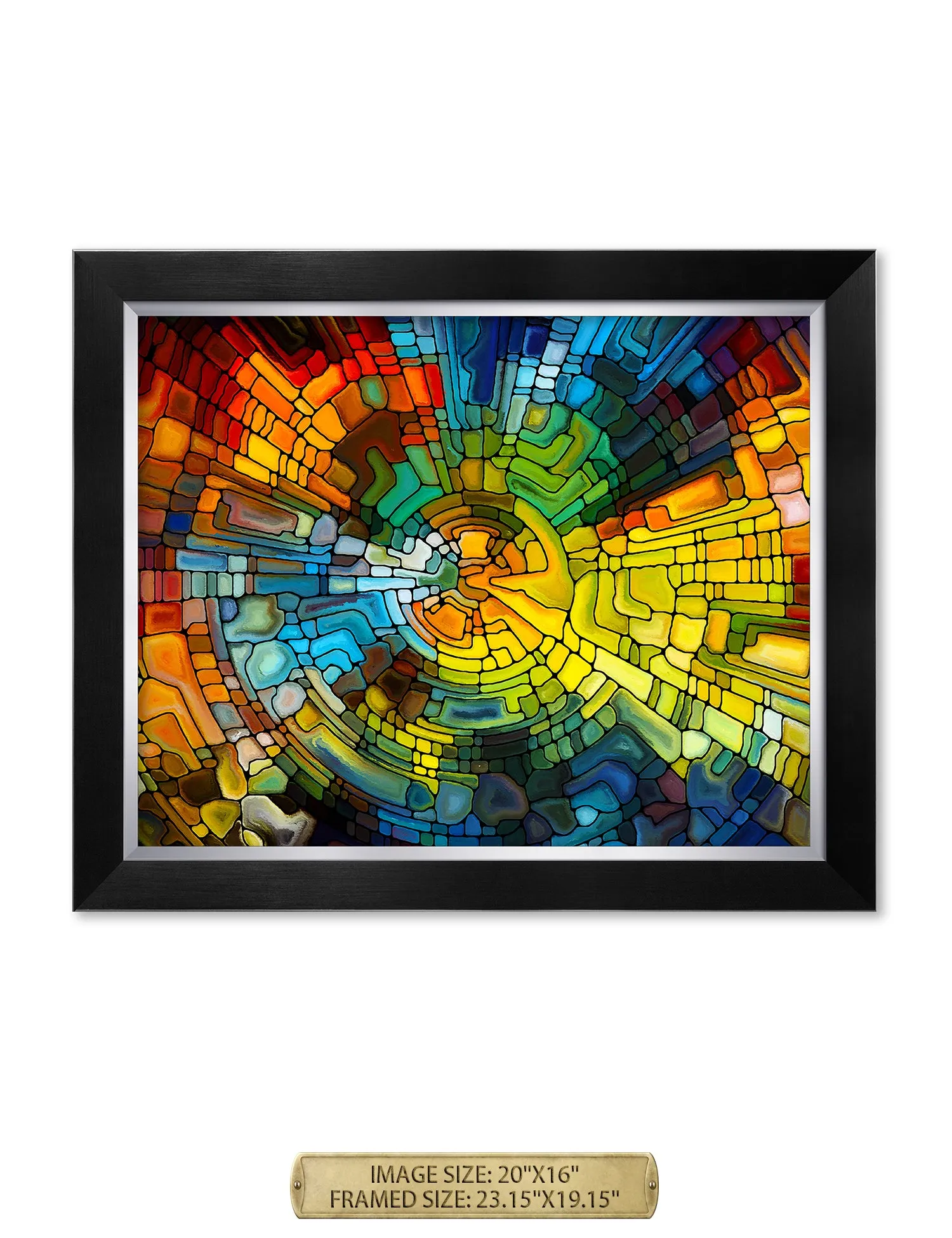 Abstract Art (Stained Glass Pattern).