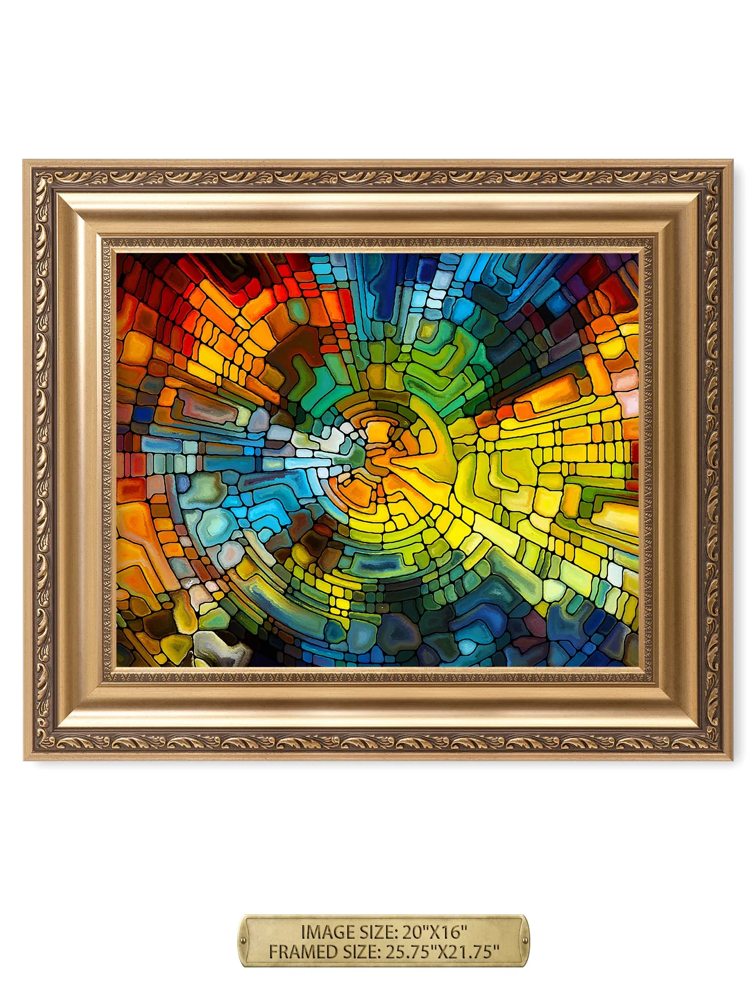 Abstract Art (Stained Glass Pattern).