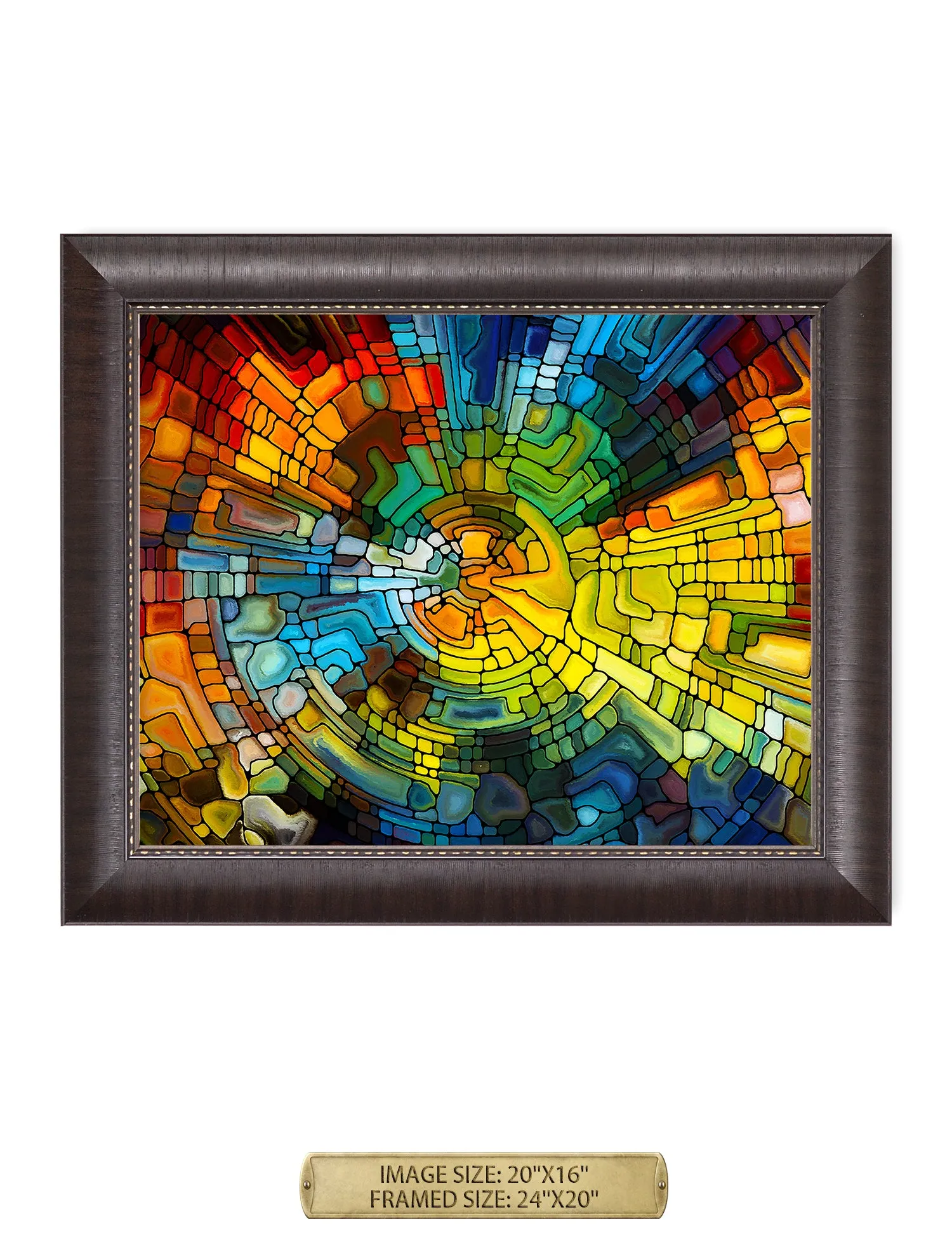Abstract Art (Stained Glass Pattern).