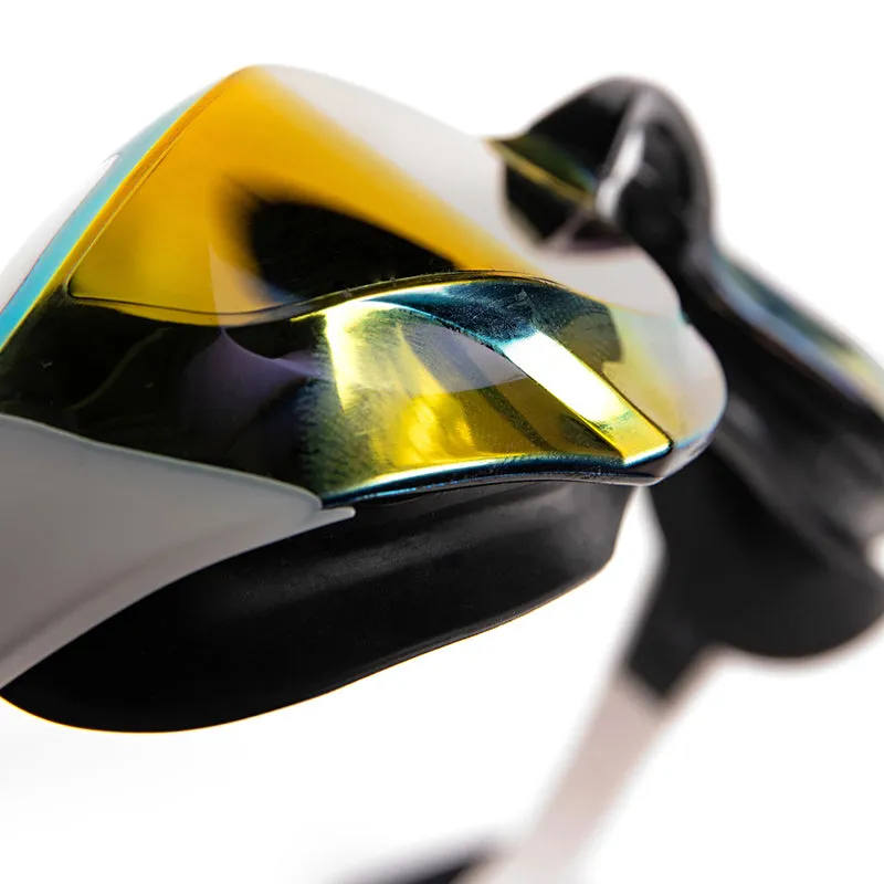 Arena - Cobra Edge Swipe Mirror Goggle - Gold/White/Black