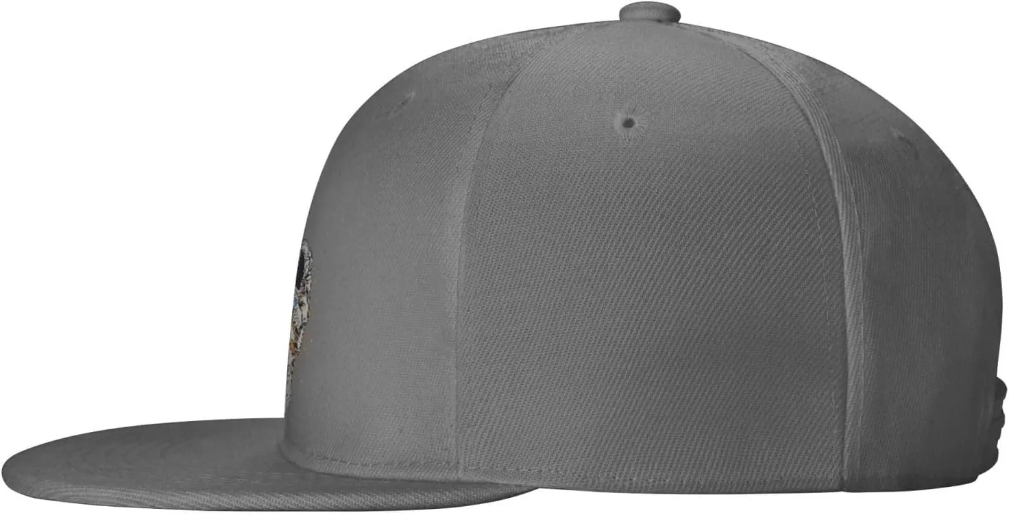 Astronauts Flying in Space Snapback Hats for Men Baseball Cap Trucker Hat Flat Brim Hats