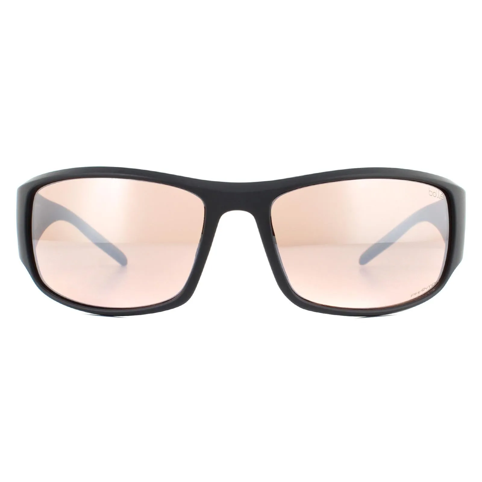 Bolle Sunglasses King 12575 Matte Black Metal Brown Phantom Brown Gun Cat