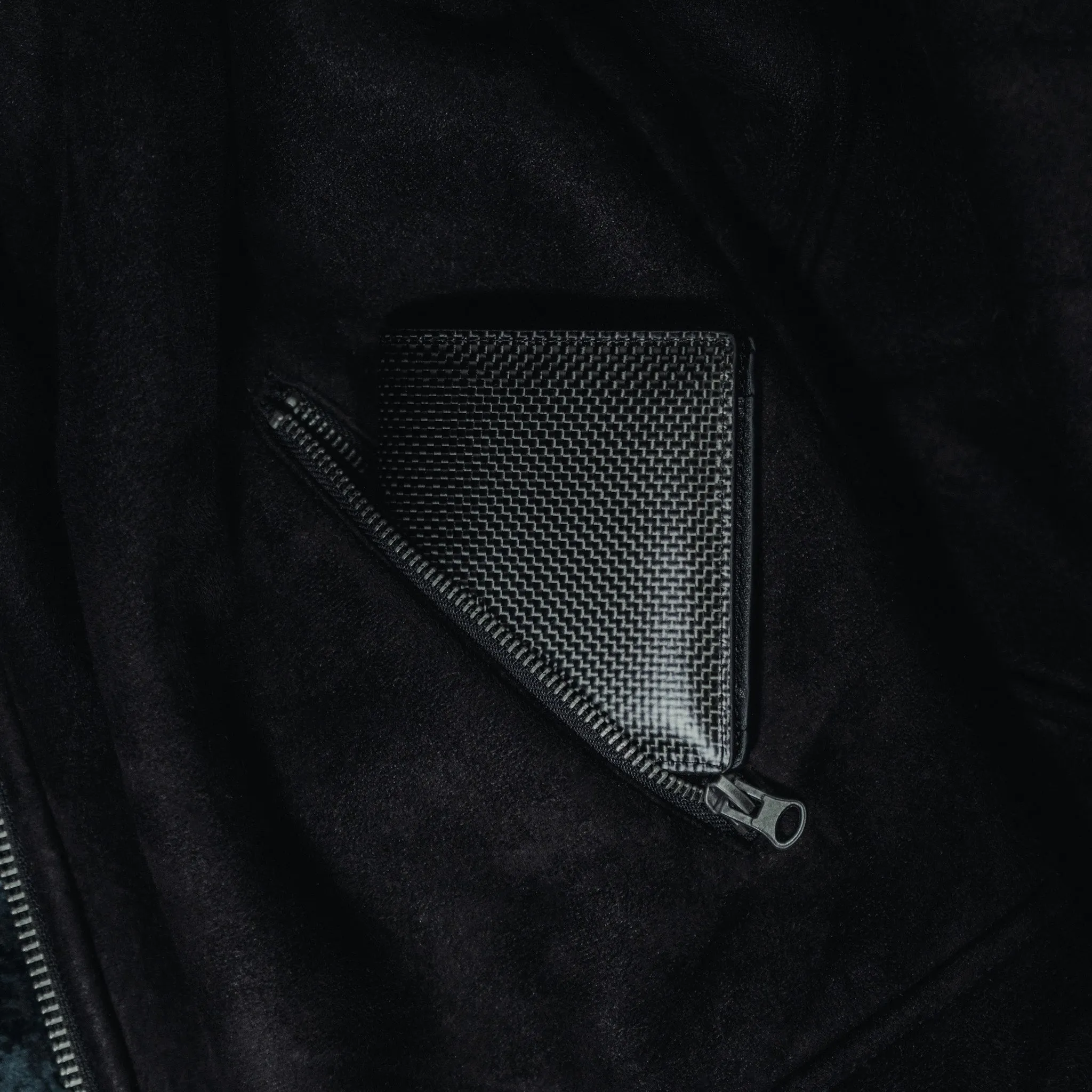 Carbon Fiber Portemonnaie Compact