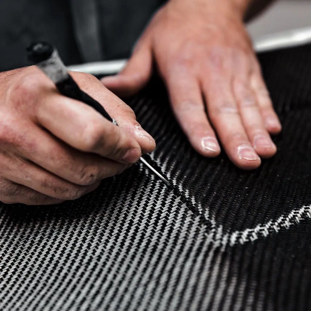 Carbon Fiber Portemonnaie Compact