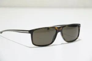 Hugo Boss Men's 0875/S YPP/85 Black/Silver Rectangle Sunglasses 60mm