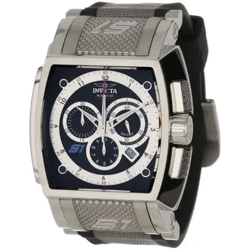 Invicta Men's S1 Rally Chronograph Black Polyurethane Nylon Watch 1081