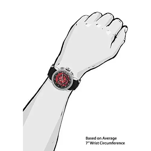 Invicta Men's S1 Rally Chronograph Red Dial Black Silicone Watch 19319