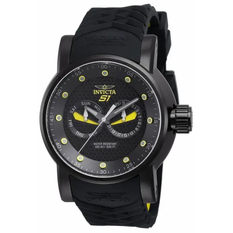 Invicta Men's S1 Rally Chronograph Stainless Steel and Silicone Watch 12789
