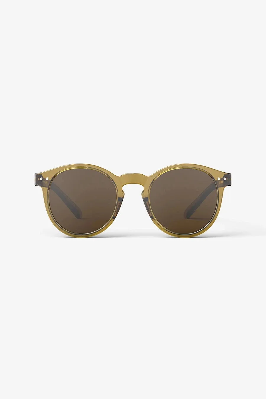 Izipizi #M Sunglasses in Golden Green