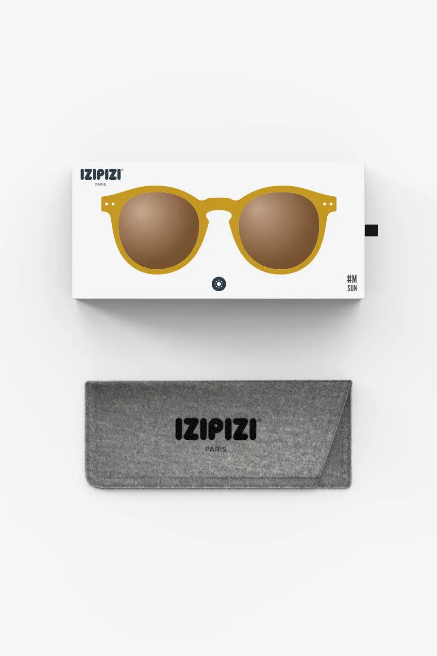 Izipizi #M Sunglasses in Golden Green