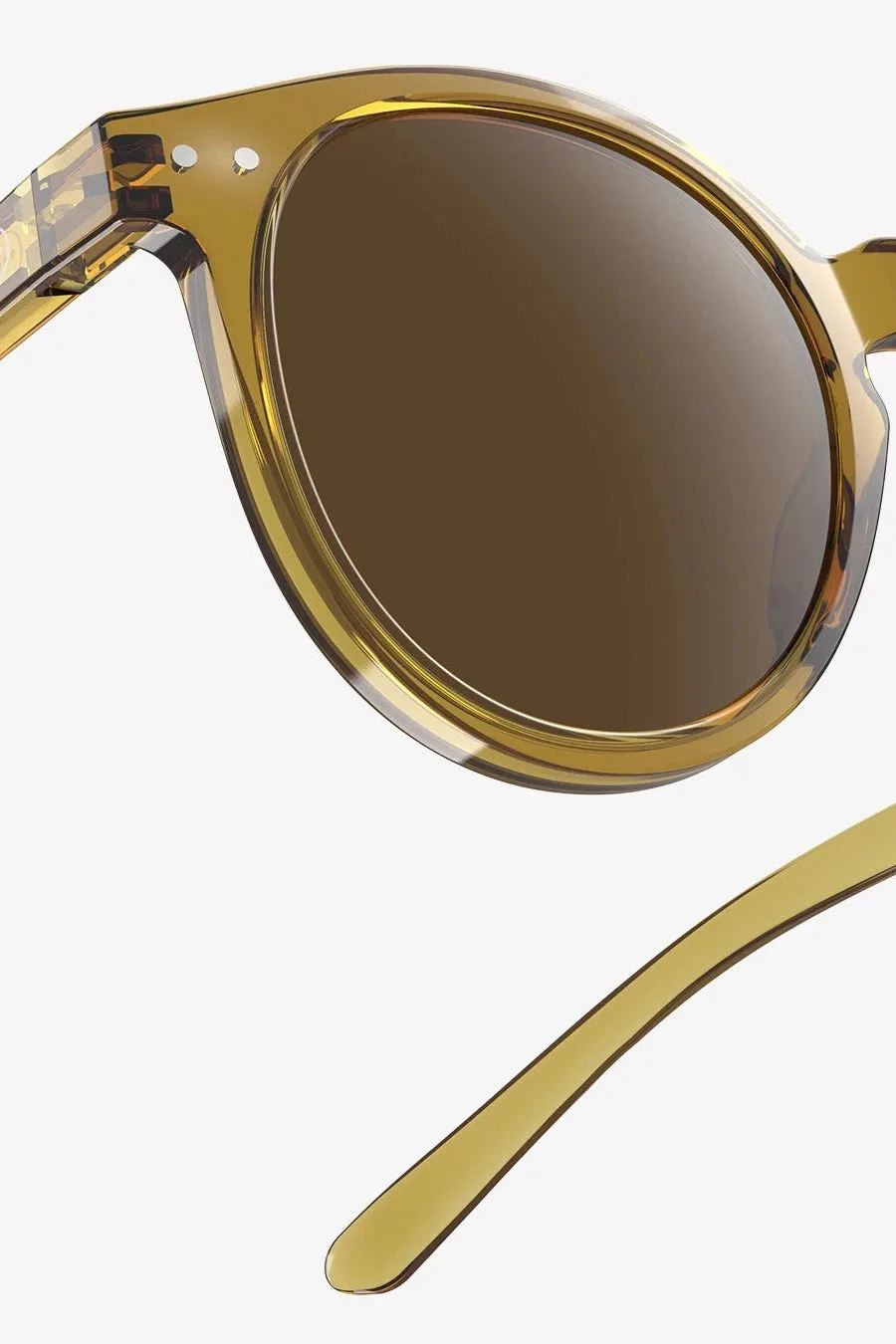Izipizi #M Sunglasses in Golden Green