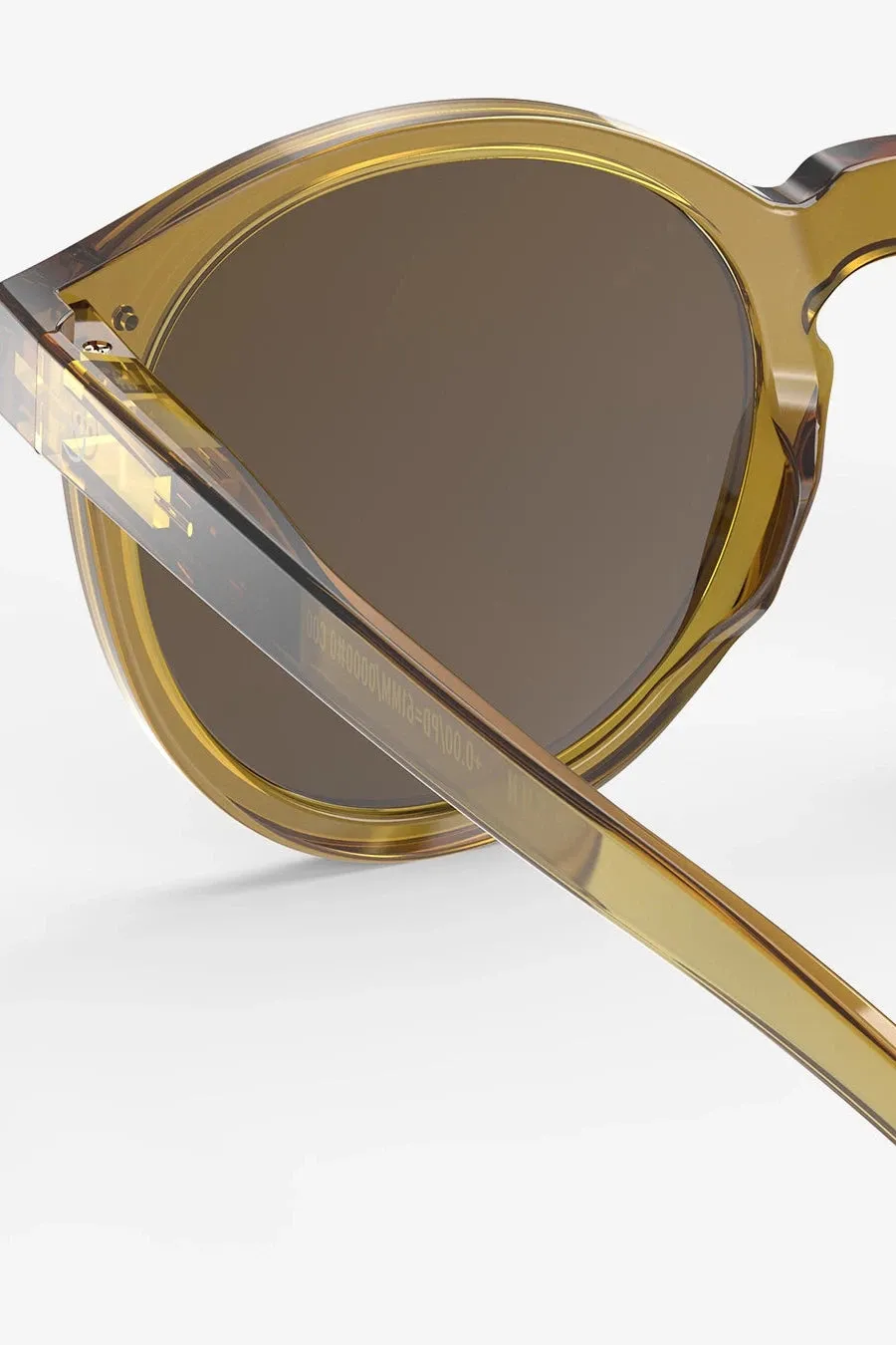 Izipizi #M Sunglasses in Golden Green
