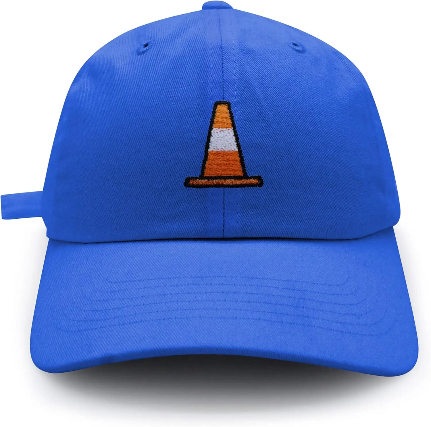 JPAK Safety Cone Baseball Cap Embroidered Cotton Dad Hat - Construction