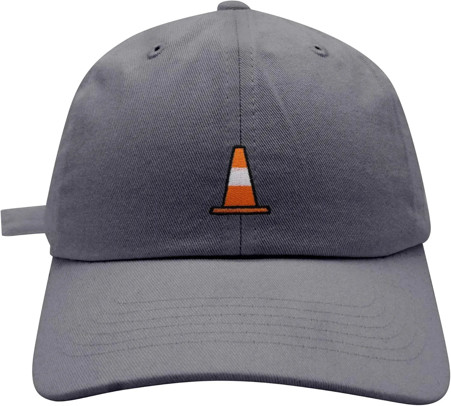 JPAK Safety Cone Baseball Cap Embroidered Cotton Dad Hat - Construction