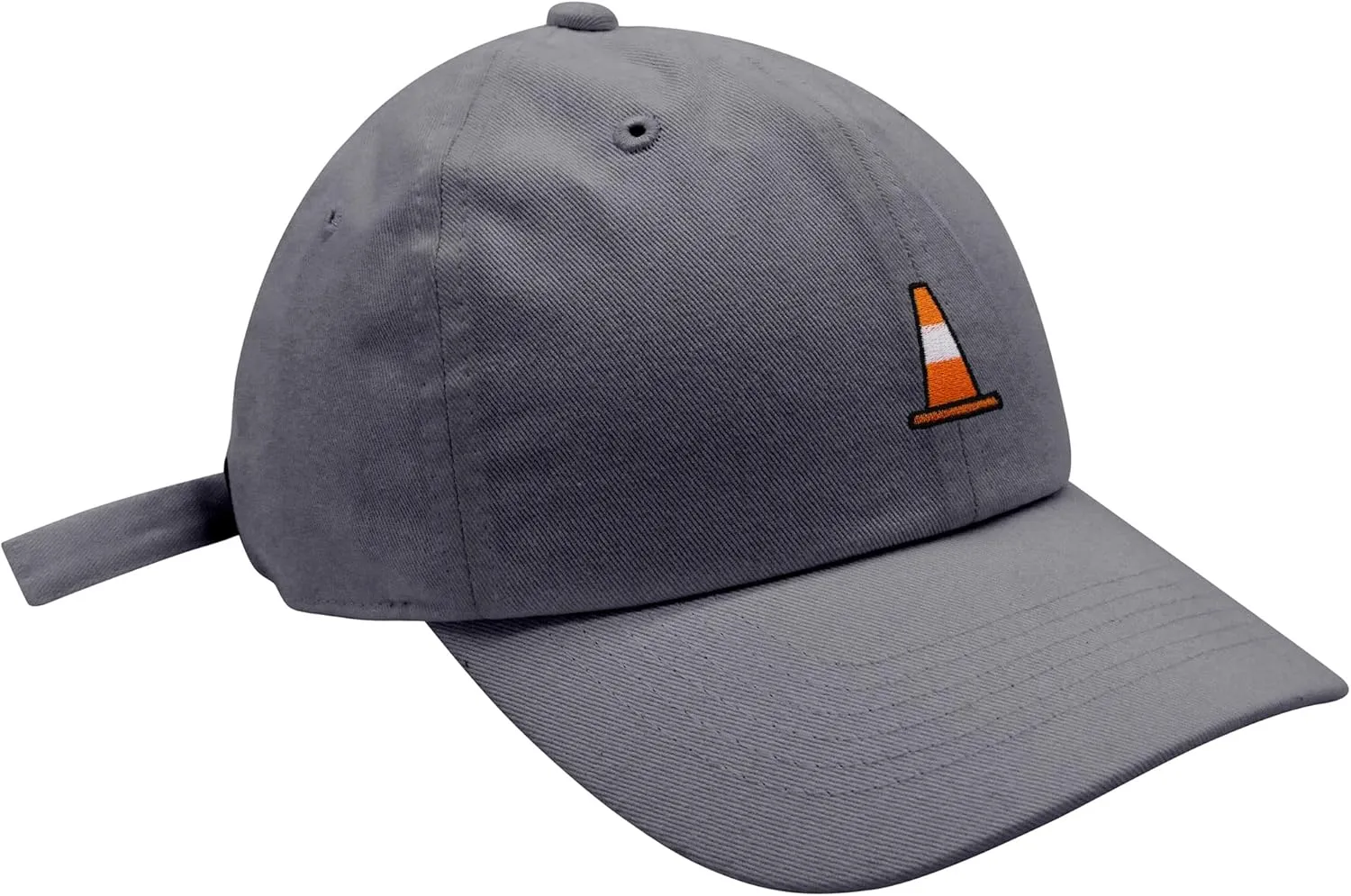 JPAK Safety Cone Baseball Cap Embroidered Cotton Dad Hat - Construction