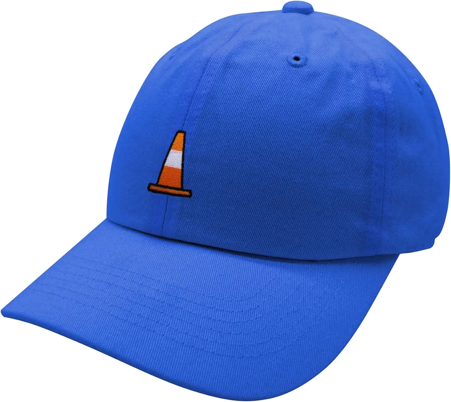 JPAK Safety Cone Baseball Cap Embroidered Cotton Dad Hat - Construction