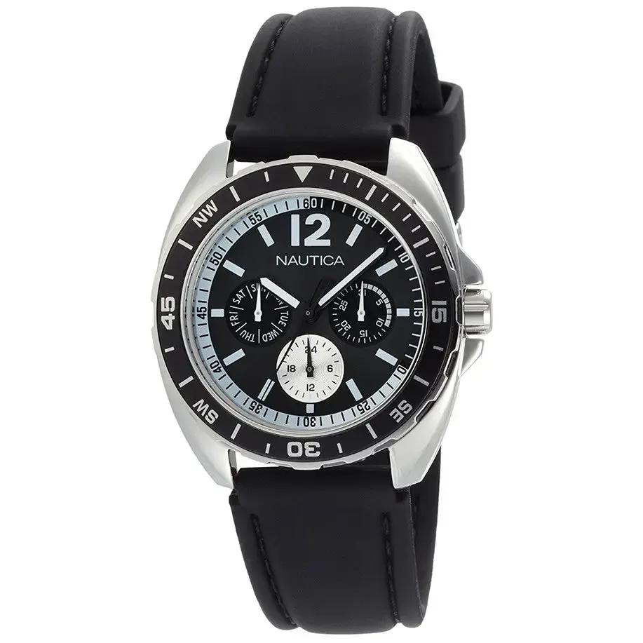 Nautica Men's Sport Ring Black Box Set Watch N09910G