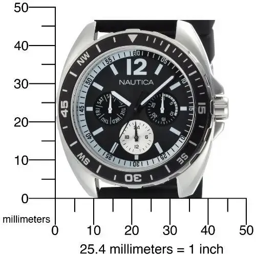 Nautica Men's Sport Ring Black Box Set Watch N09910G