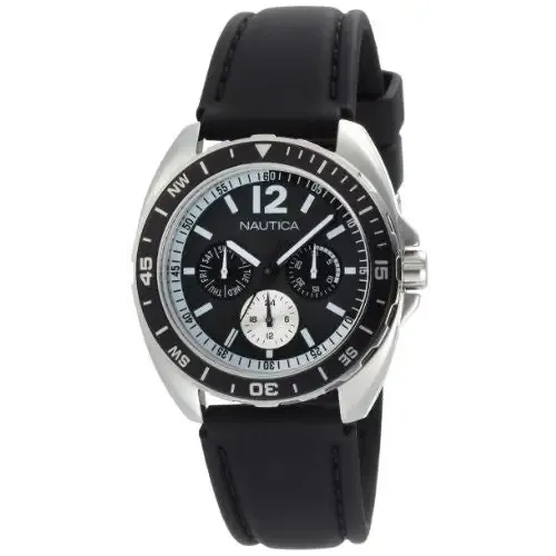 Nautica Men's Sport Ring Black Box Set Watch N09910G