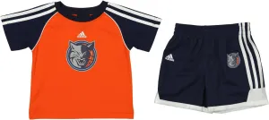Outerstuff NBA Toddlers Charlotte Bobcats Short Sleeve Tee and Shorts Set, Orange 4T