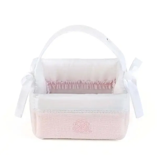 Padded Vanity Basket - Cotton Pink