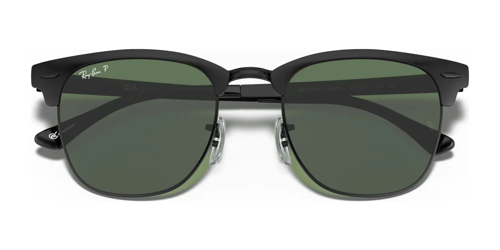 Ray-Ban CLUBMASTER METAL RB3716 Sunglasses | Size 51
