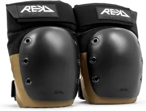 REKD Ramp Knee Pads | Impact Resistant Heavy Duty Neoprene Pads | Set w Adjustable Straps Breathable Material Shock Absorption | Unique Ergonomic Fit for Added Comfort and Safety |Action Sports