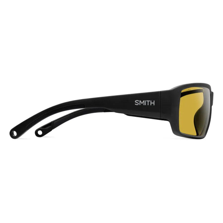 Smith Optics Hookset - Matt Black Chromapop Glass Polarized Low Light Yellow
