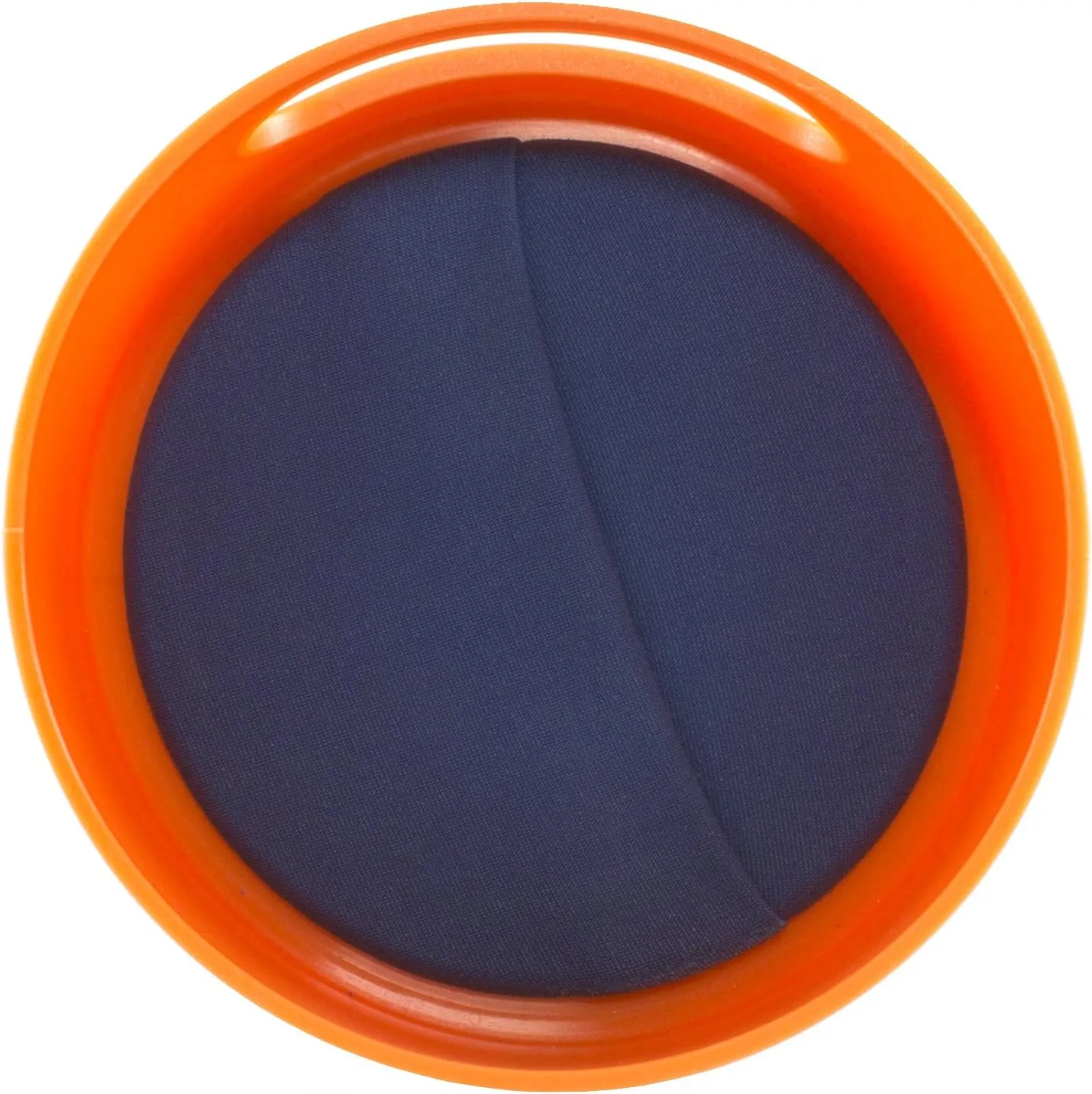 Spill Proof Snack Cup Orange, 12 Ounce jar, Made in The USA