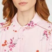 Sweet Pea Bouquet Button Through Blouse