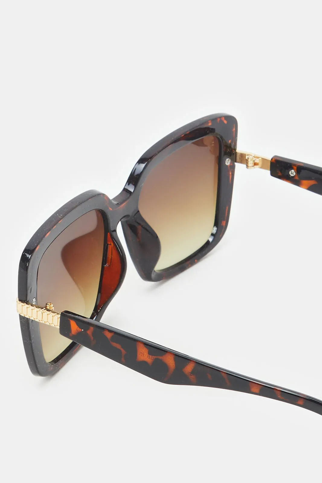 Women Assorted Cat Eye Animal Print Sunglasses