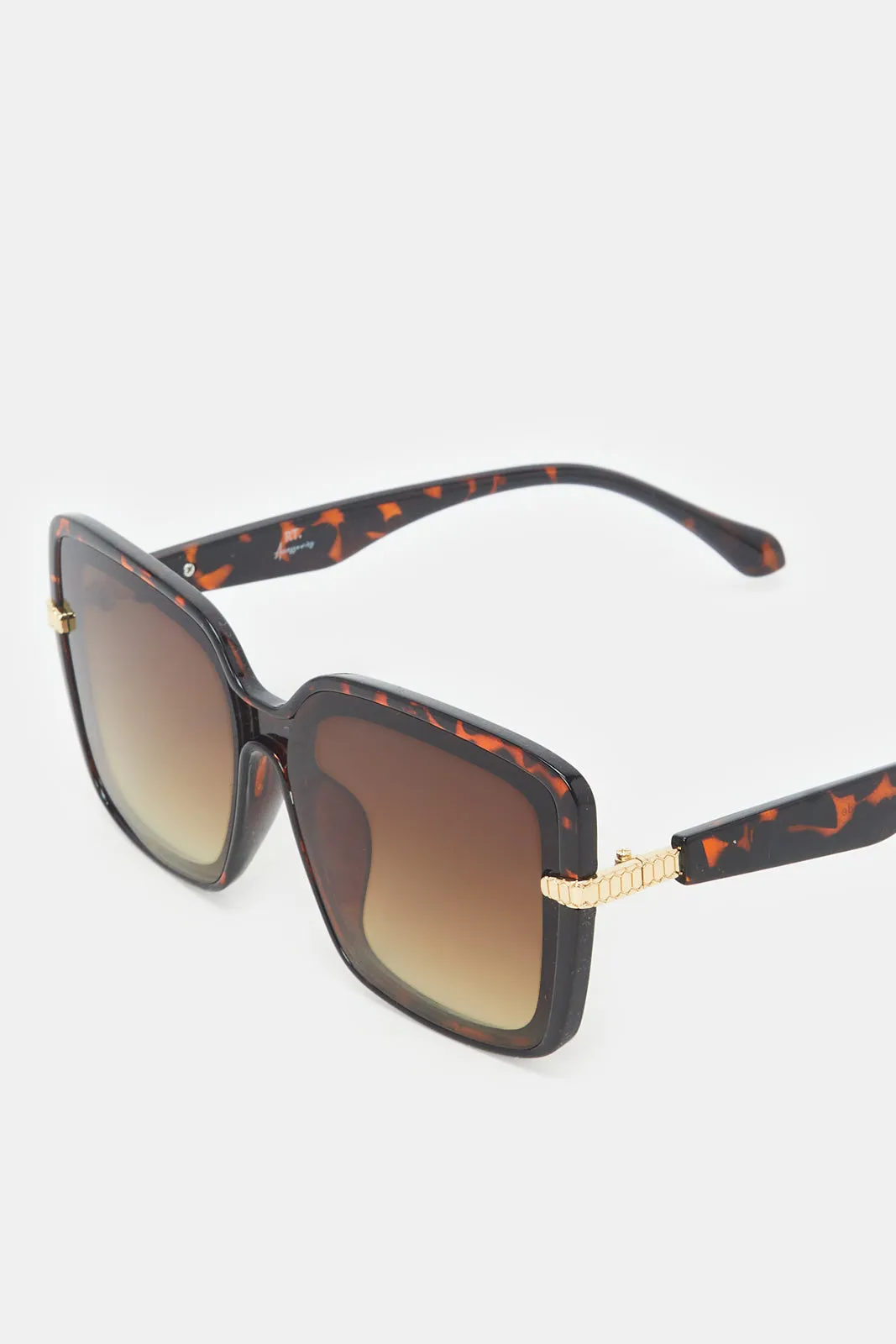 Women Assorted Cat Eye Animal Print Sunglasses