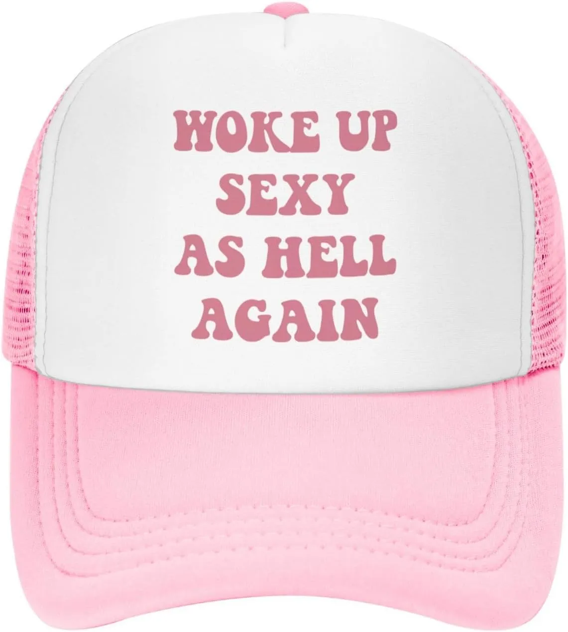 You Find It Offensive? I Find It Funny Trucker Hats for Women Pink Men Funny Slogan Pink Hats for Men